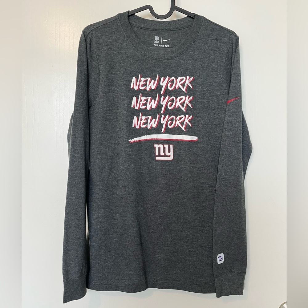 NFL Nike New York Giants Long Sleeve Tshirt Top Women’s Size Medium